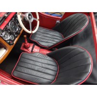 T0155A	BUCKET SEAT BLACK LEATHER S.SPORTS  PAIR